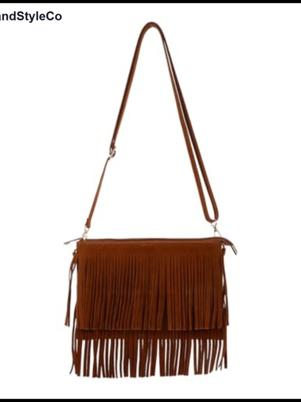 Vintage Fringe Crossbody Purse Tassel Saddle Bag Retro Shoulder Handbag Large